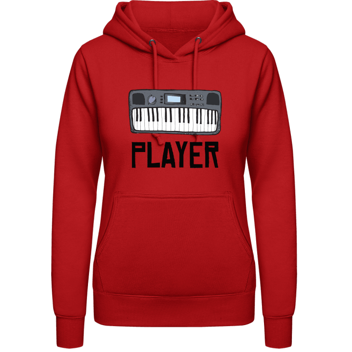 Keyboard Player Illustration Vrouwen Hoodie contain pic