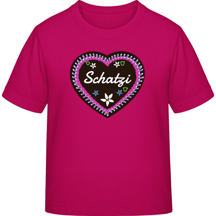 Schatzi Lebkuchenherz T-skjorte for barn contain pic