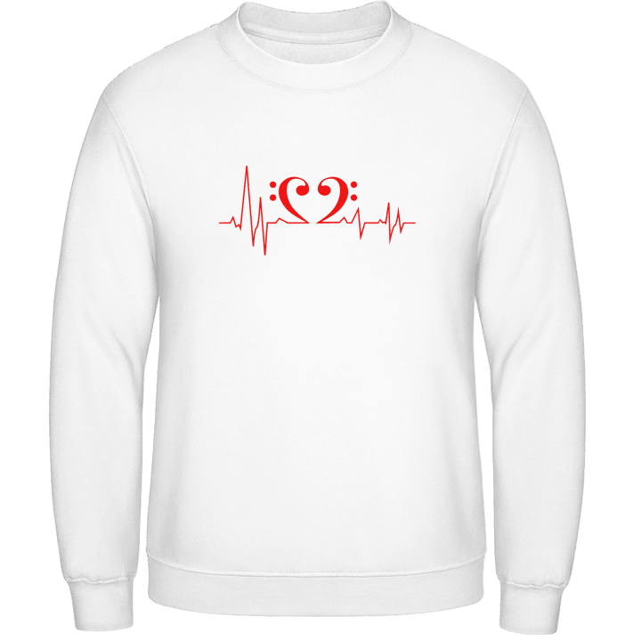 Bass Heart Frequence Sweatshirt contain pic