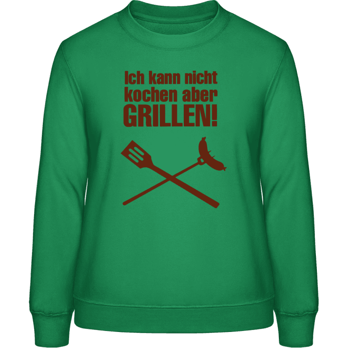 Nur Grillen Sweat-shirt pour femme contain pic