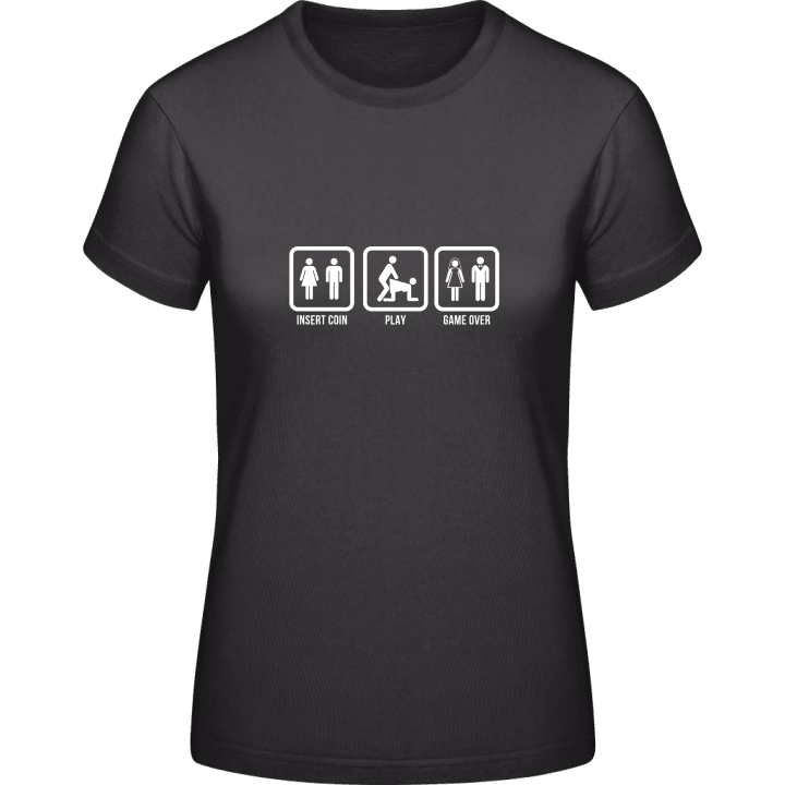 Insert Coin Play Game Over Frauen T-Shirt contain pic