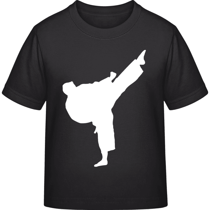 Taekwondo Fighter T-skjorte for barn contain pic