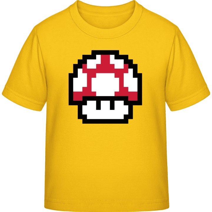Pixel Mushroom Kids T-shirt 0 image