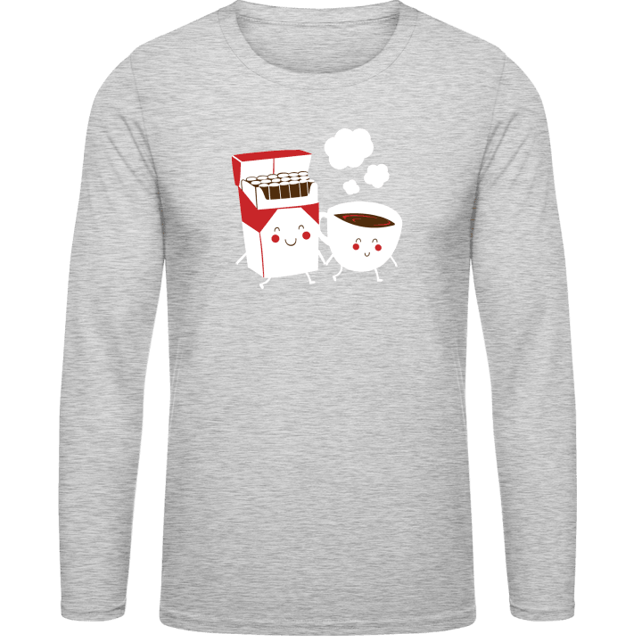 Coffee And Cigarettes Long Sleeve Shirt contain pic