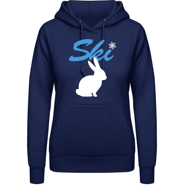 Ski Hase Vrouwen Hoodie contain pic