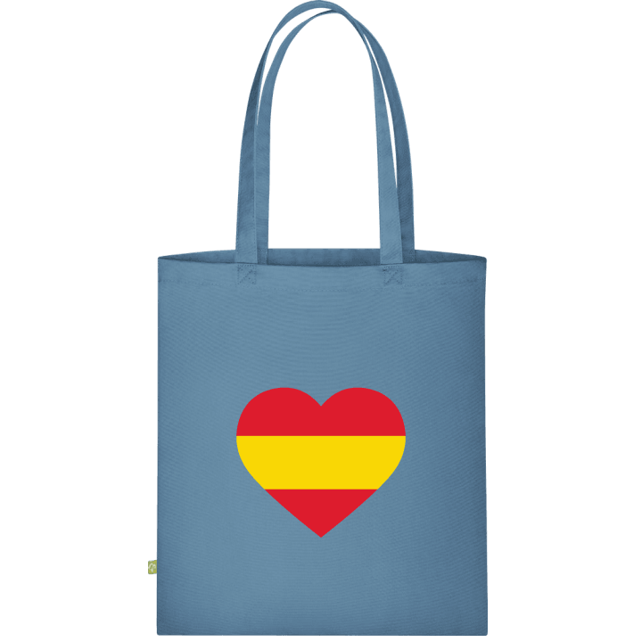 Spain Heart Flag Borsa in tessuto contain pic