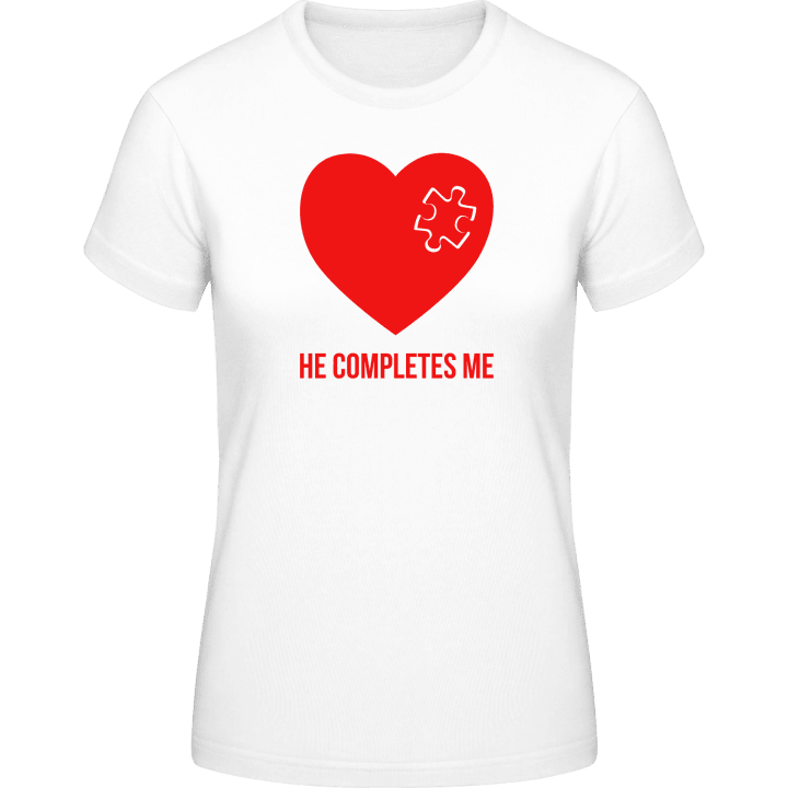 He Completes Me Vrouwen T-shirt 0 image