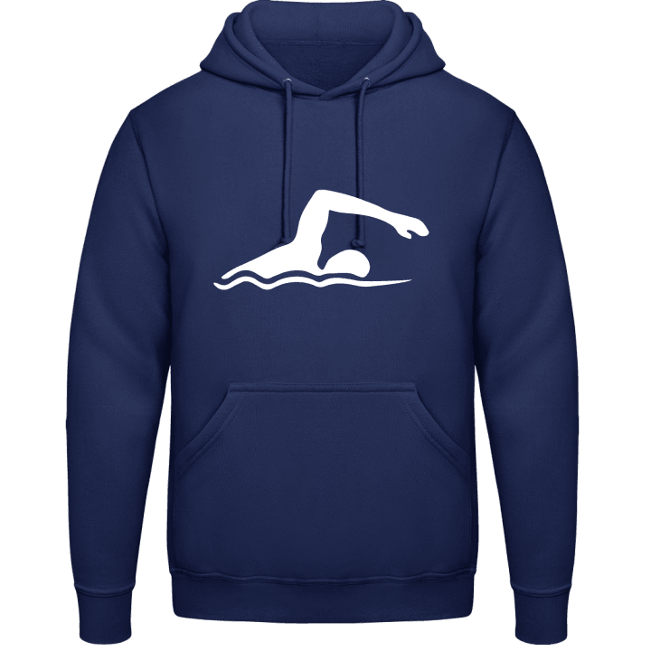 Swimmer Illustration Hoodie contain pic
