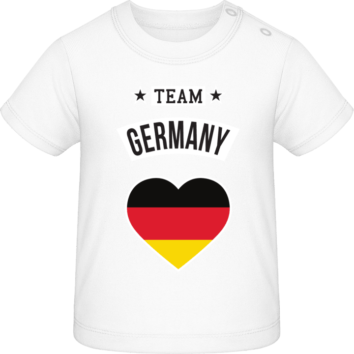 Team Germany Heart T-shirt för bebisar contain pic