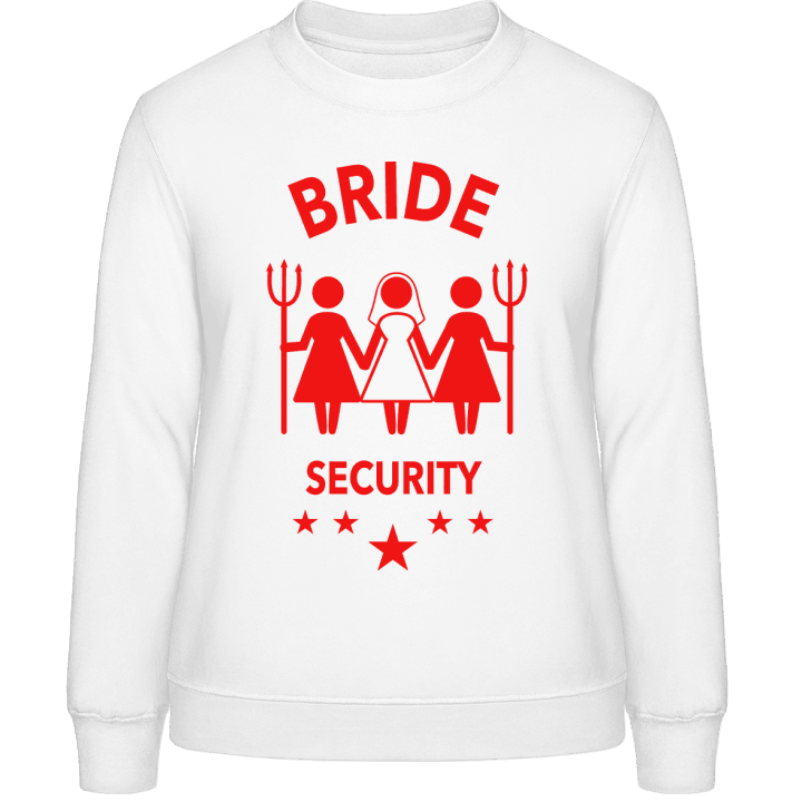 Bride Security Forks Sweatshirt för kvinnor contain pic