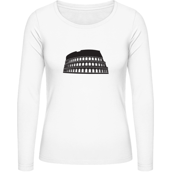 Colosseum Rome Langermet skjorte for kvinner contain pic