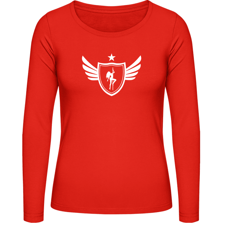 GO GO Dancing Winged Vrouwen Lange Mouw Shirt contain pic