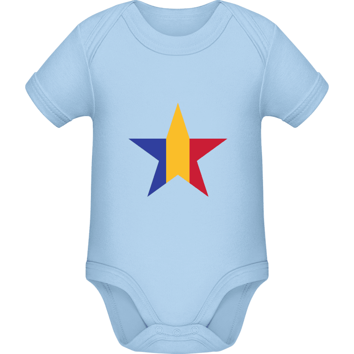 Romanian Star Baby Romper contain pic