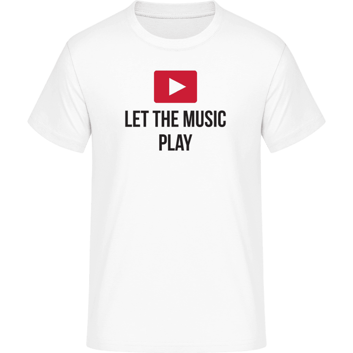 Let The Music Play Button T-Shirt 0 image