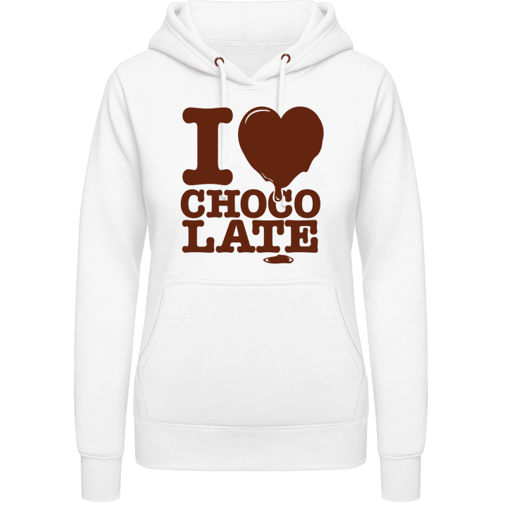 I Love Chocolate Vrouwen Hoodie contain pic