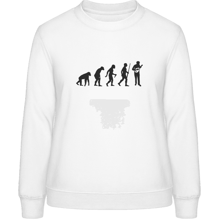 Mandolinist Evolution Frauen Sweatshirt contain pic