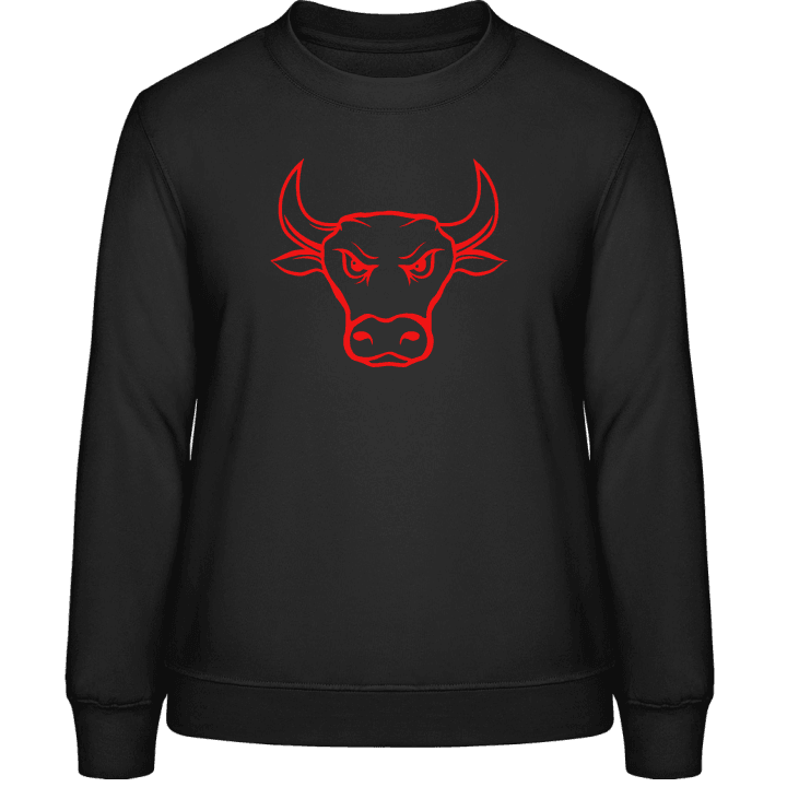 Angry Red Bull Women Sweatshirt 0 image