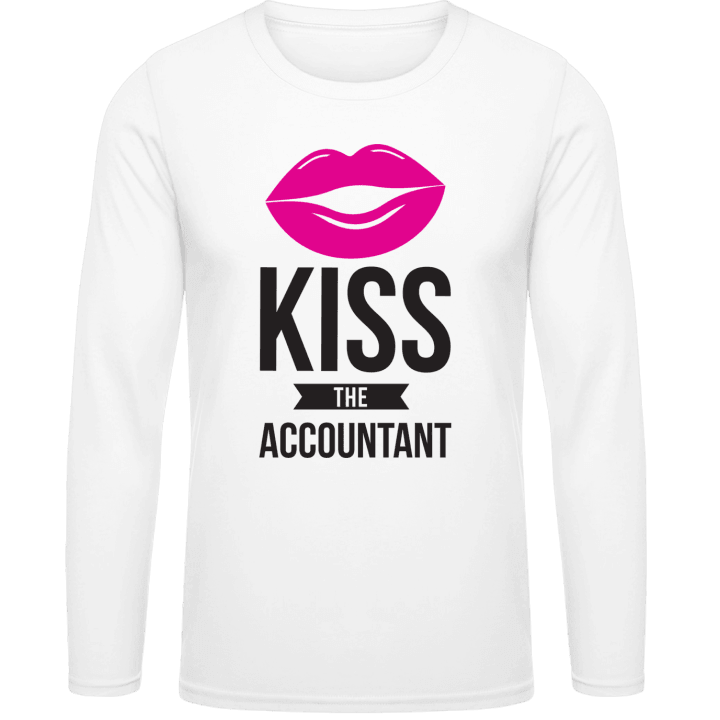 Kiss The Accountant Langarmshirt contain pic