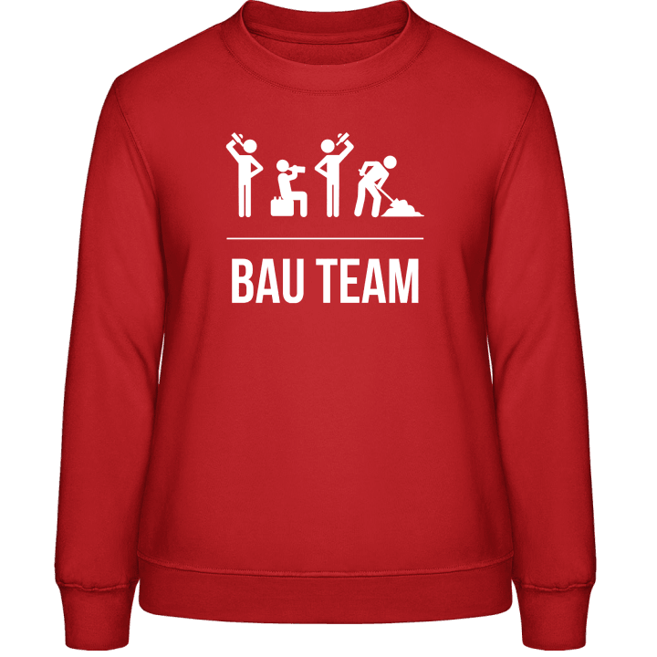Bau Team Frauen Sweatshirt contain pic