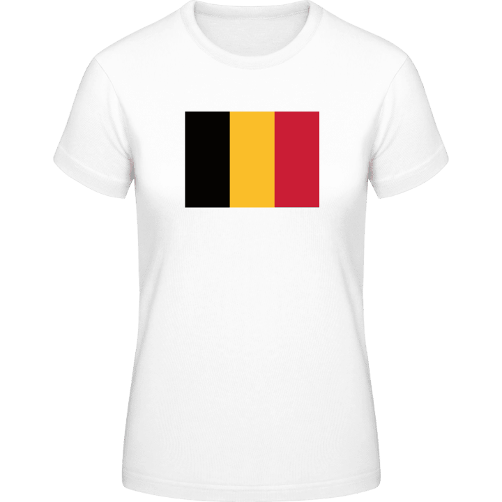Belgium Flag T-skjorte for kvinner contain pic