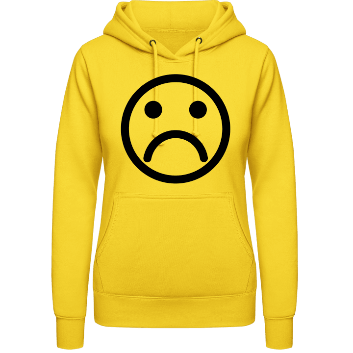 Sad Smiley Vrouwen Hoodie contain pic