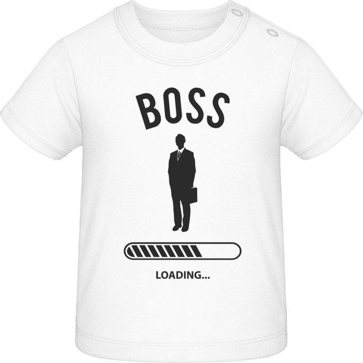 Boss Loading T-shirt för bebisar contain pic