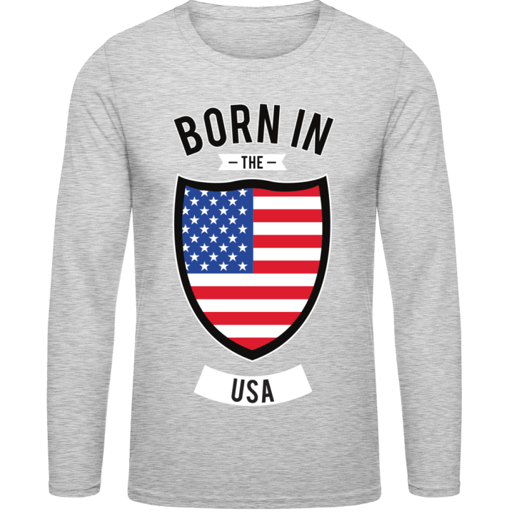 Born in the USA Langarmshirt contain pic
