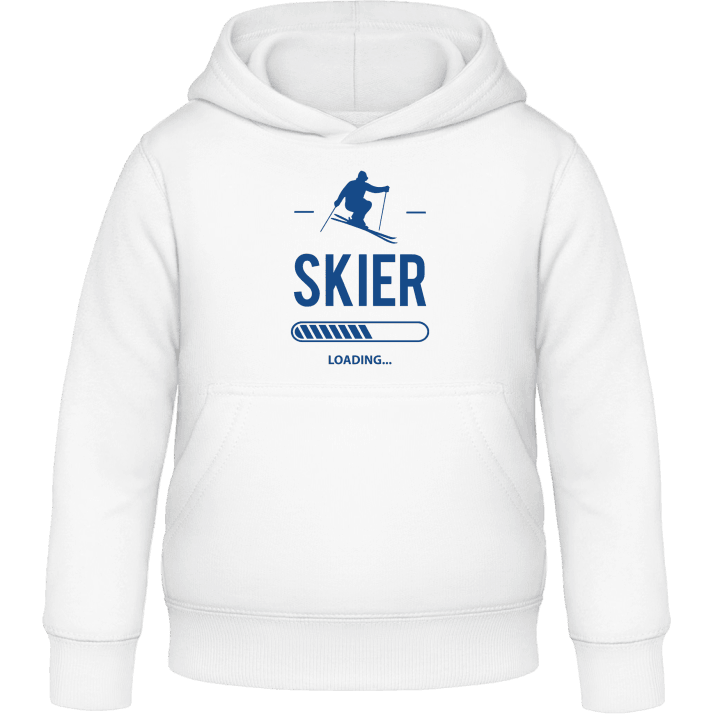 Skier Loading Kids Hoodie contain pic