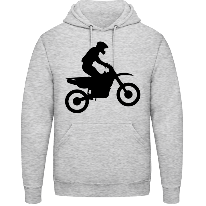 Motocross Driver Silhouette Sudadera con capucha 0 image