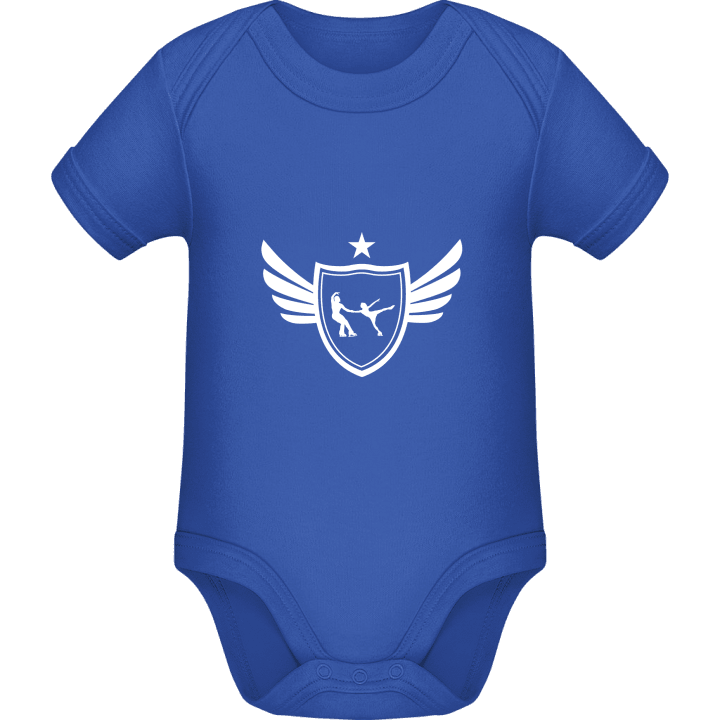 Ice Skating Winged Baby Romper contain pic