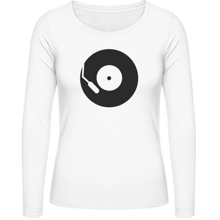 Vinyl Music Langermet skjorte for kvinner contain pic