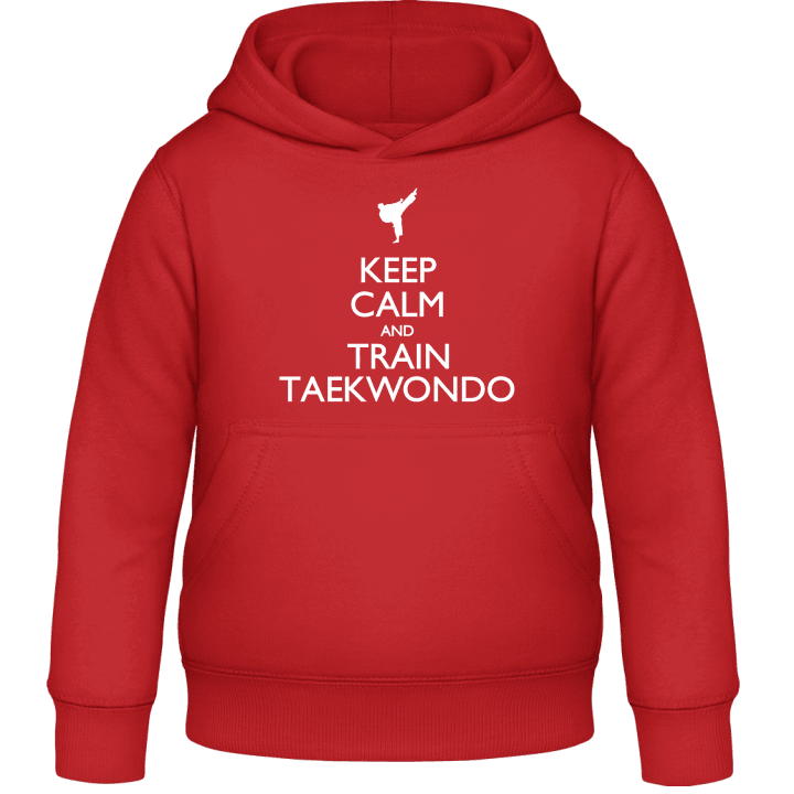 Keep Calm and Train Taekwondo Sweat à capuche pour enfants contain pic