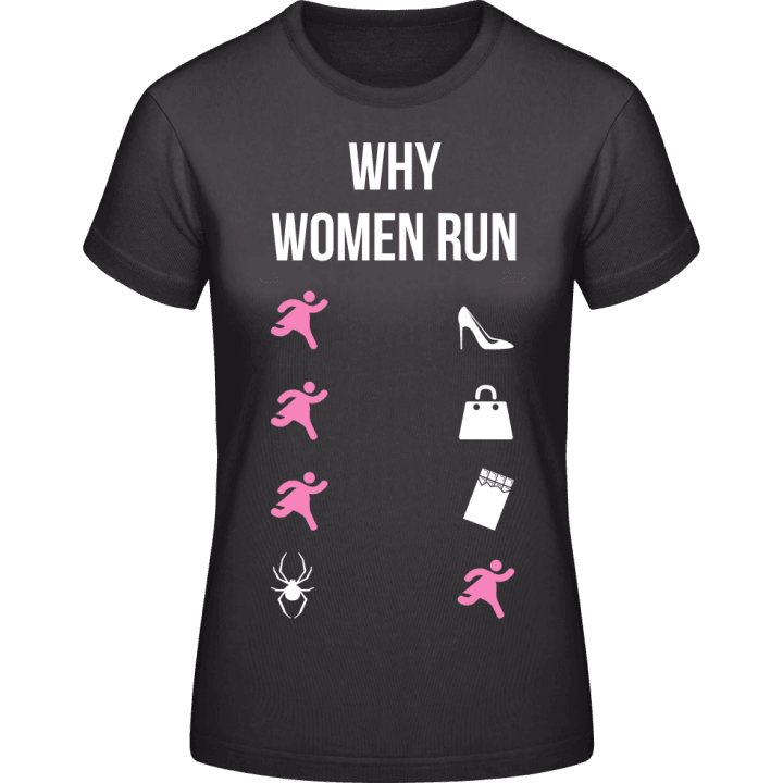 Why Women Run T-shirt til kvinder 0 image