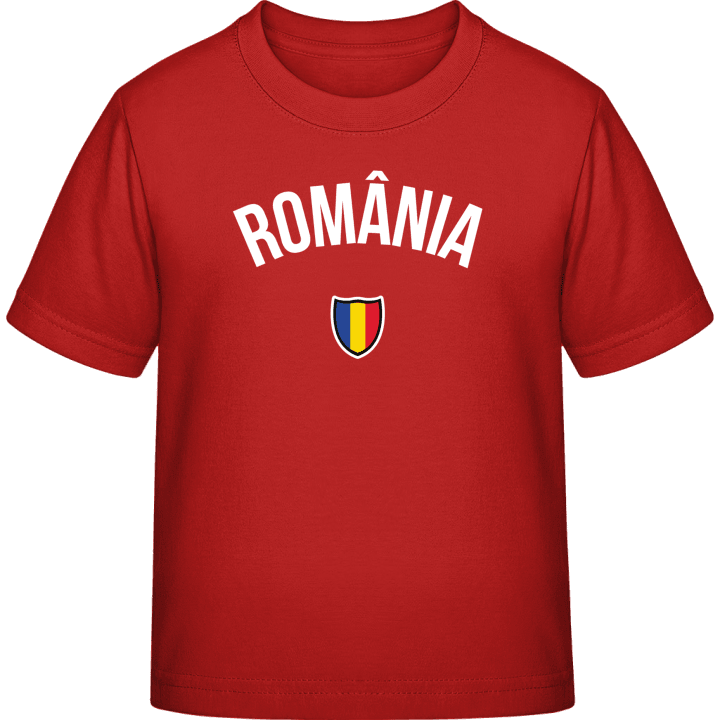 ROMANIA Flag Fan Kinder T-Shirt 0 image