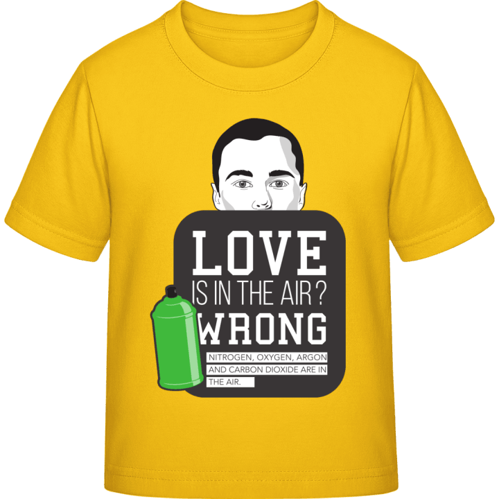 Love is in the air Sheldon Style Kinderen T-shirt 0 image