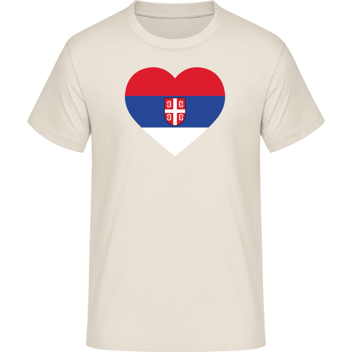 Serbien Herz Flagge T-Shirt 0 image