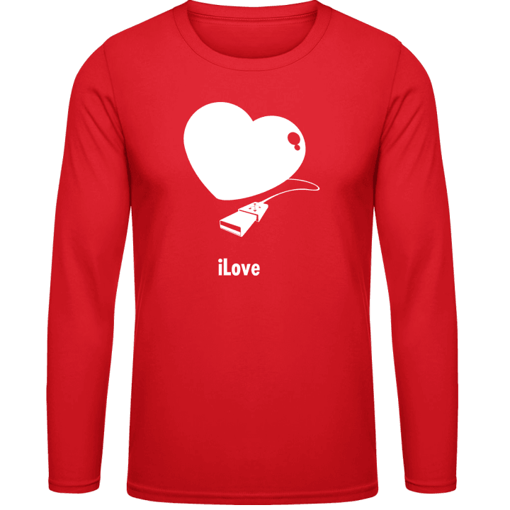 iLove T-shirt à manches longues contain pic