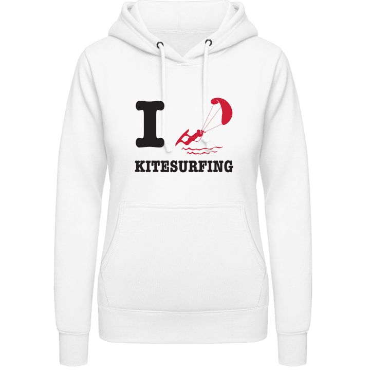 I Love Kitesurfing Frauen Kapuzenpulli contain pic