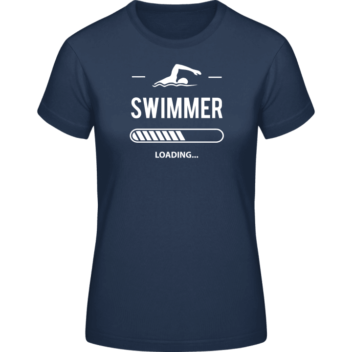 Swimmer Loading Frauen T-Shirt contain pic