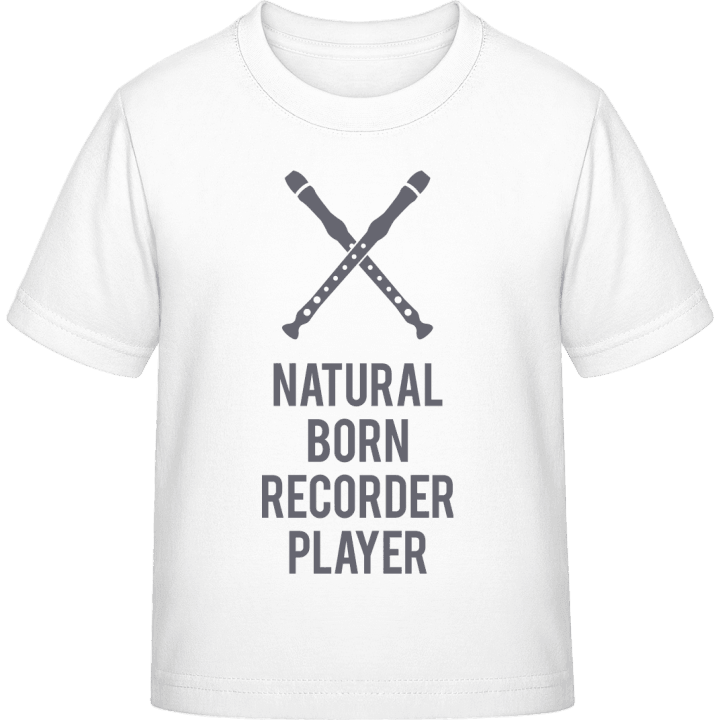 Natural Born Recorder Player Kinder T-Shirt 0 image
