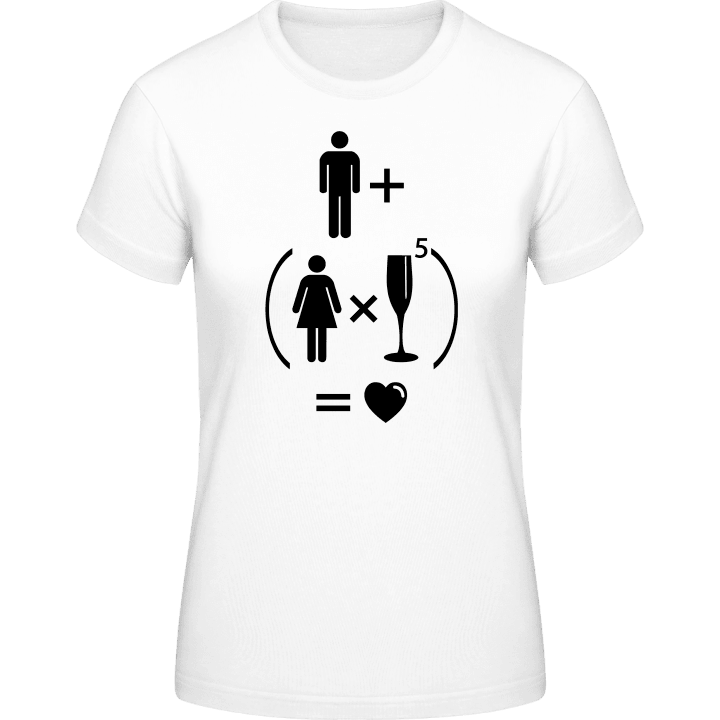 Love Puzzle Vrouwen T-shirt contain pic