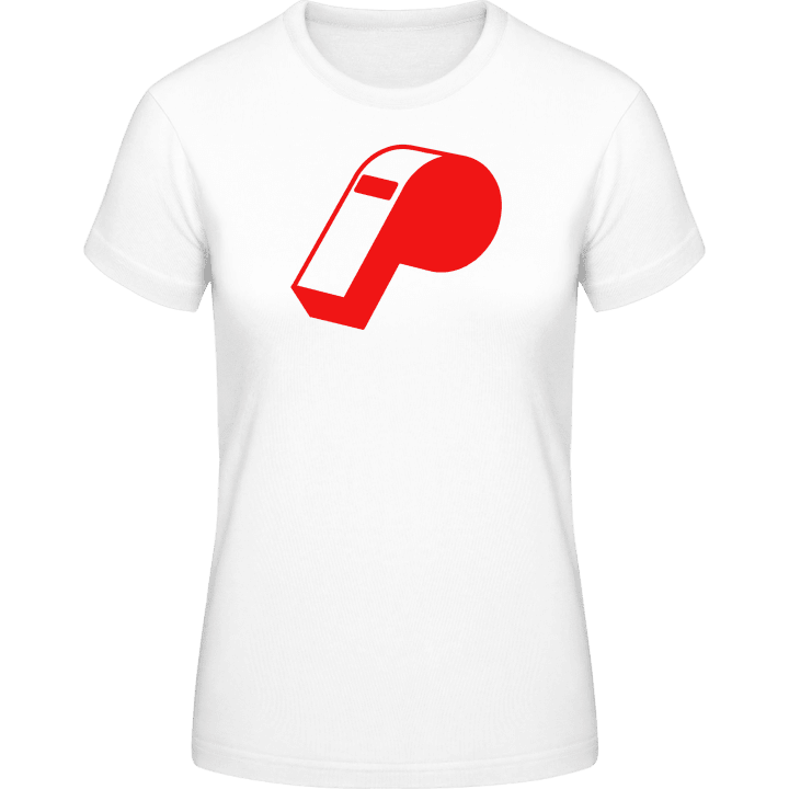 Whistle Illustration T-shirt för kvinnor contain pic