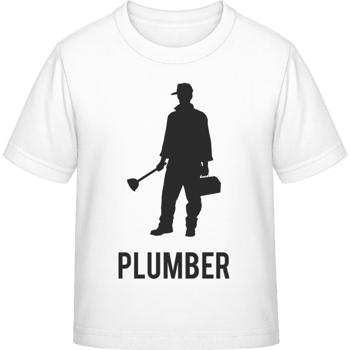 Plumber Logo T-shirt för barn contain pic
