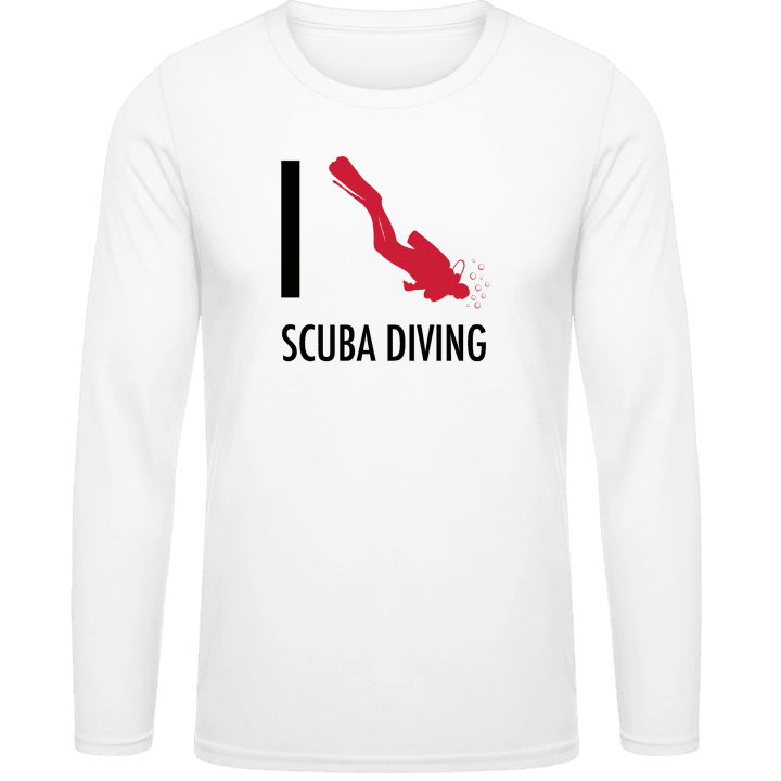I Love Scuba Diving T-shirt à manches longues contain pic