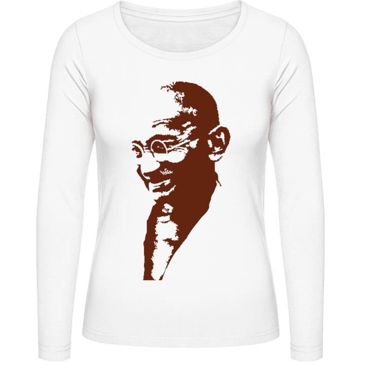 Gandhi Camisa de manga larga para mujer contain pic