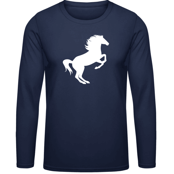 Horse Stallion Jumping Langermet skjorte 0 image