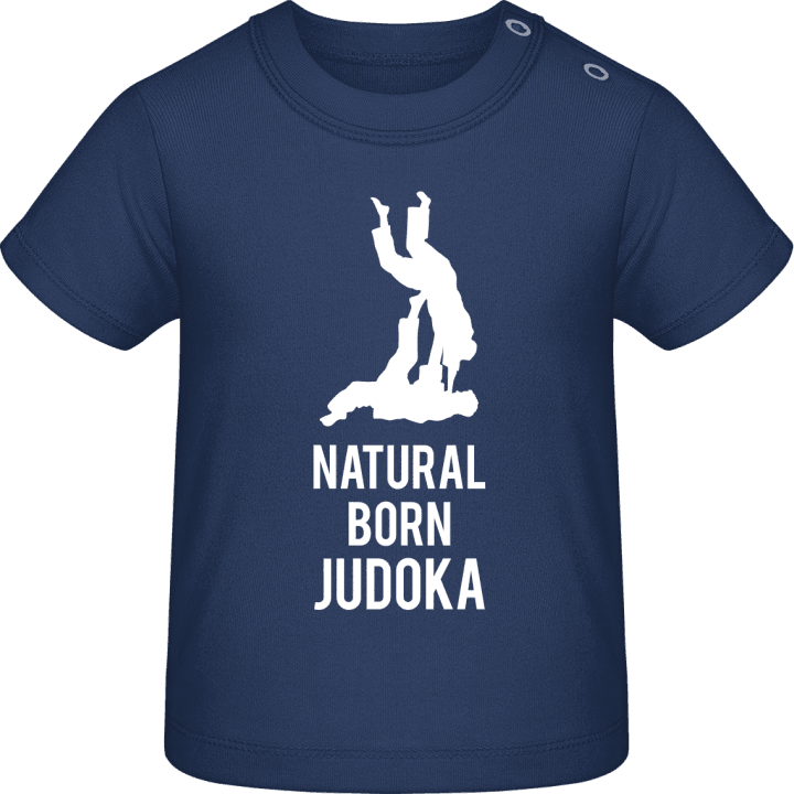 Natural Born Judoka T-shirt för bebisar contain pic