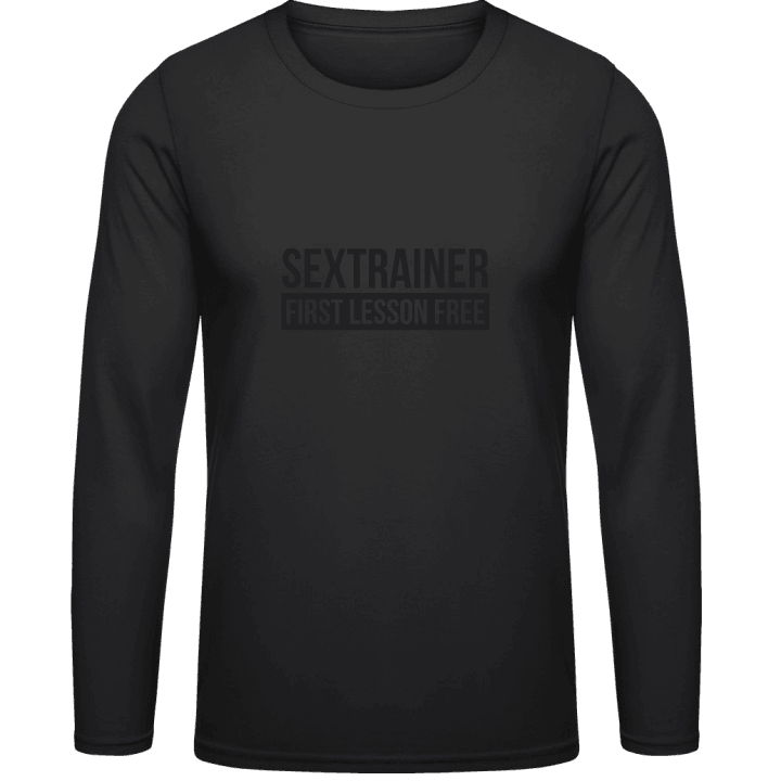 Sextrainer First Lesson Free Langarmshirt contain pic