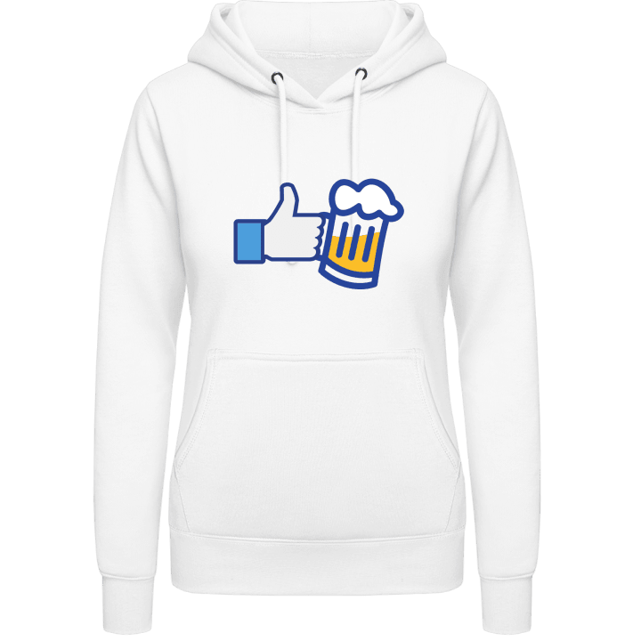 I Like Beer Vrouwen Hoodie contain pic
