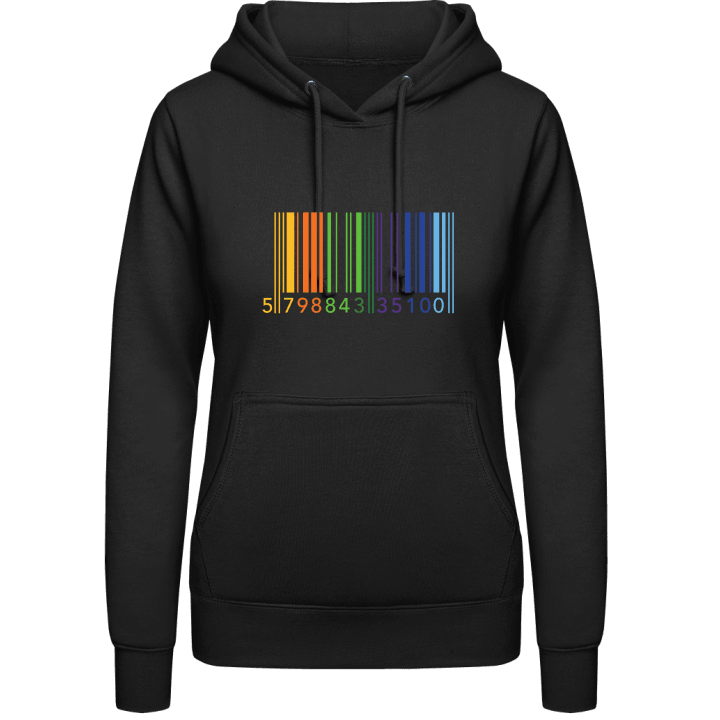 Color Barcode Women Hoodie 0 image